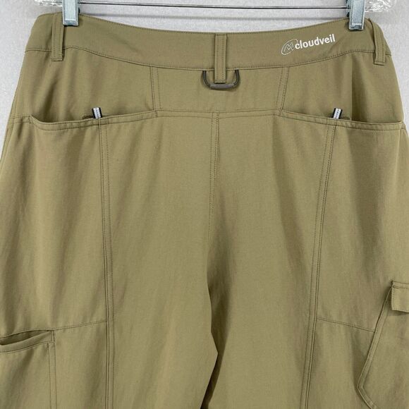 CLOUDVEIL Pants Mens 34 Cargo Stretch Twill Utility Outdoor Hiking Trail Brown - Picture 4 of 16